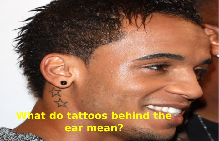 What do tattoos behind the ear mean_