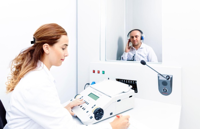 aanvii hearing clinic india interior