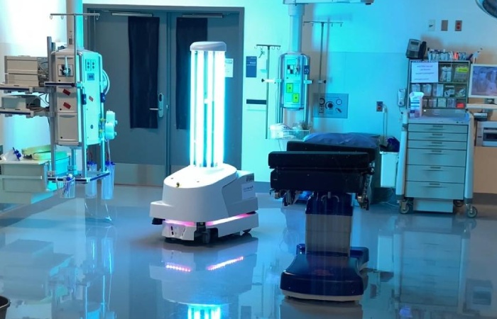 crothall uvc disinfection robot hospital hai
