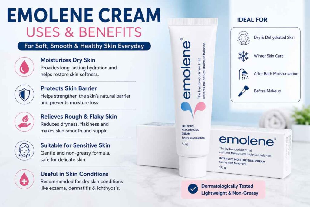 emolene cream uses: Benefits, Ingredients, How to Apply & Side Effect